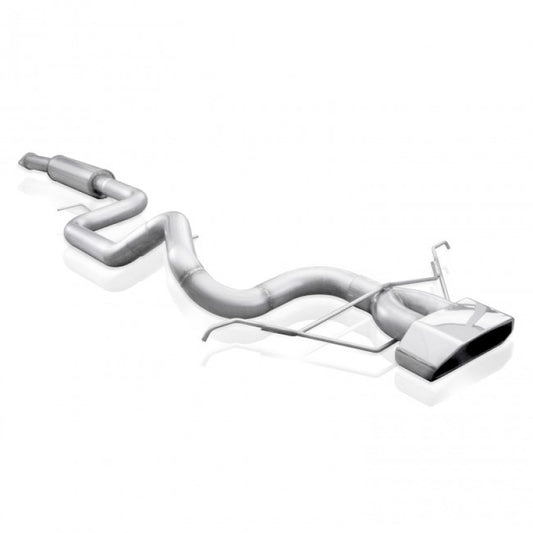 Stainless Works 2013-18 Ford Focus ST 3in Catback Vintage Round Muffler Wide Tip Stainless Works