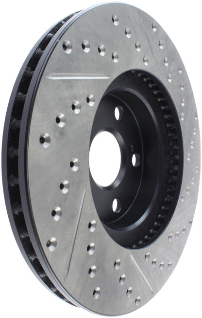 StopTech 03-08 Pontiac Vibe / 05-09 Scion tc Right Front Slotted & Drilled Rotor Stoptech