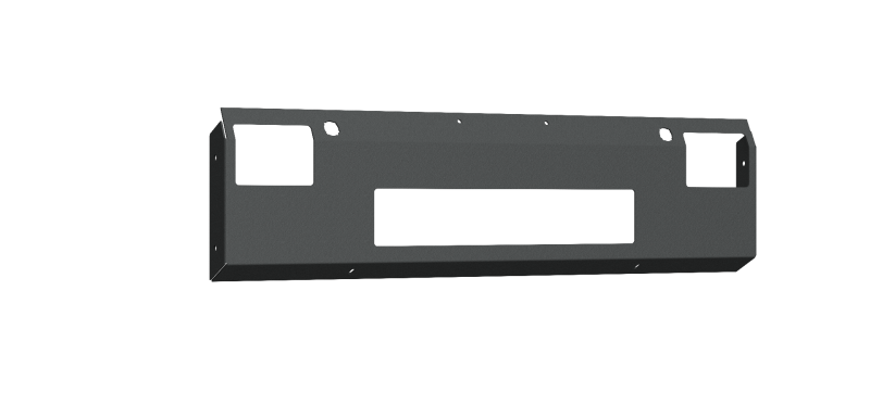 Road Armor 19-20 Ram 2500 Vaquero Front Non-Winch Plate - Tex Blk - eliteracefab.com