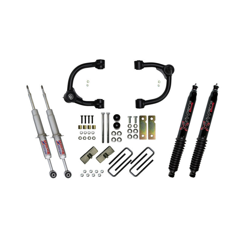 Skyjacker 2016-2020 Toyota Tacoma 3.0in UCA Lift Kit w/Rear Blocks and Black Max Shocks - eliteracefab.com