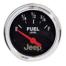 Load image into Gallery viewer, Autometer Jeep 52mm 73 OHMS Empty/8-12 OHMS Full Short Sweep Electronic Fuel Level Gauge - eliteracefab.com