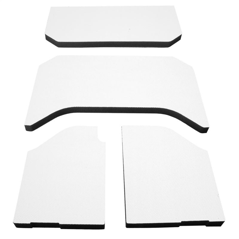 DEI 11-18 Jeep Wrangler JK 4-Door Boom Mat Headliner - 4 Piece - White DEI