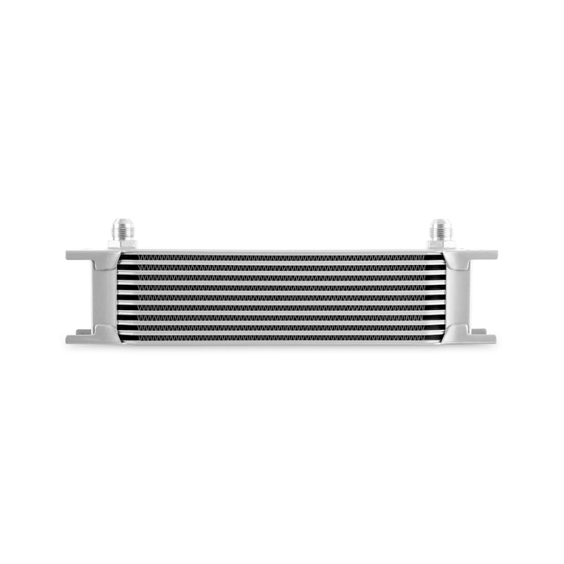 Mishimoto Universal -8AN 10 Row Oil Cooler - Silver - eliteracefab.com