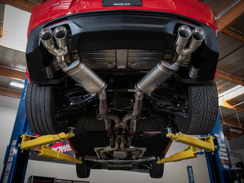 aFe POWER MACH Force-Xp 3in Axle-Back 16-21 Chevrolet Camaro SS V8 6.2L w/Mufflers - Polished aFe