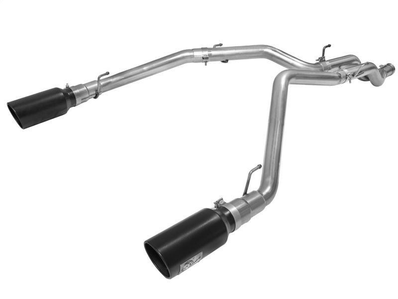 aFe MACHForce XP DPF-Back Exhaust 3in SS w/ 6in Black Tips 2014 Dodge Ram 1500 V6 3.0L EcoDiesel aFe