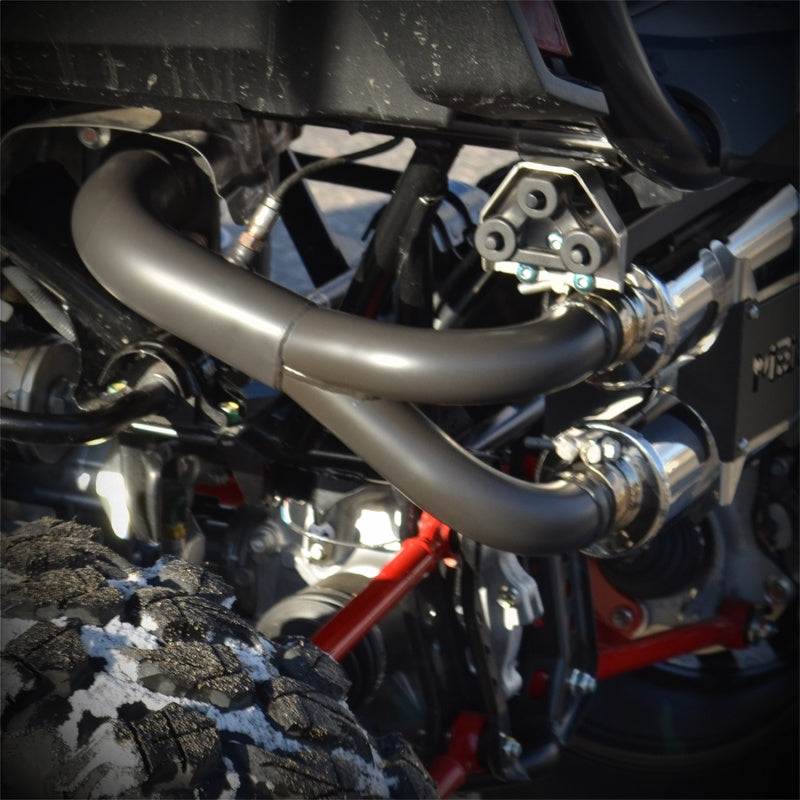 MBRP 19-20 Honda Talon Dual Slip-On Exhaust System w/Performance Muffler - eliteracefab.com