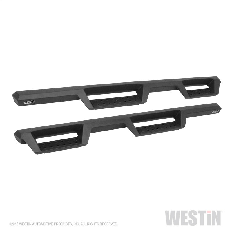 Westin 18-20 Jeep Wrangler JL Unlimited 4DR HDX Drop Nerf Step Bars - Textured Black - eliteracefab.com