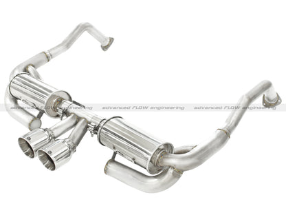 aFe ELITE 05-12 Porsche Boxster S (987.1-987.2) H6 3.4L 304SS Dual Cat-Back w/Dual Polished Tip Exht aFe