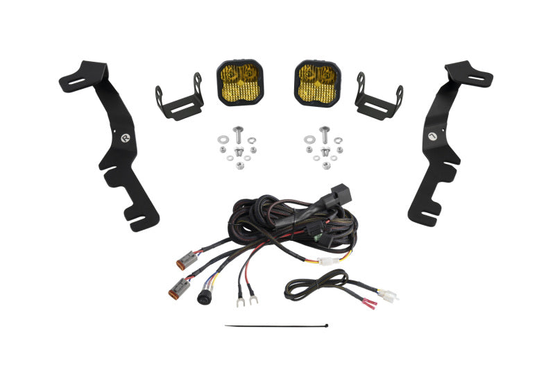 Diode Dynamics Stage Series Ditch Light Kit for 2019-Present Ram SS3 - Sport Yellow Combo