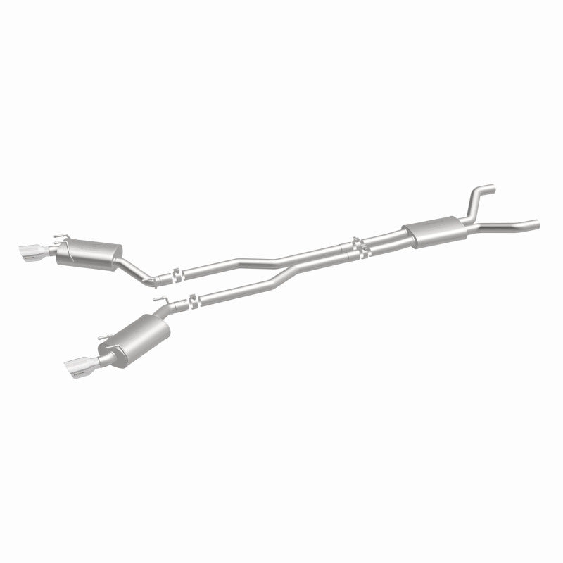 MagnaFlow Cat-Back Stainless Dual Split Rear Exit 4in Polished Tips 11-15 Chevy Camaro 3.6L V6 Magnaflow