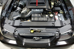 JLT 99-04 Ford Mustang Black Textured Radiator Support Cover - eliteracefab.com