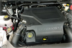 J&L 10-19 Ford Flex EcoBoost V6 Passenger Side Oil Separator 3.0 - Clear Anodized - eliteracefab.com