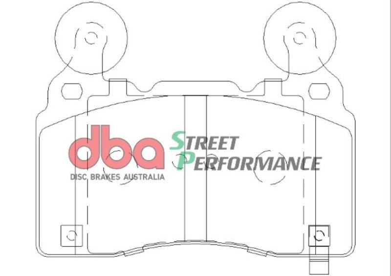 DBA Street Performance Front Brake Pads - DB2358SP DBA