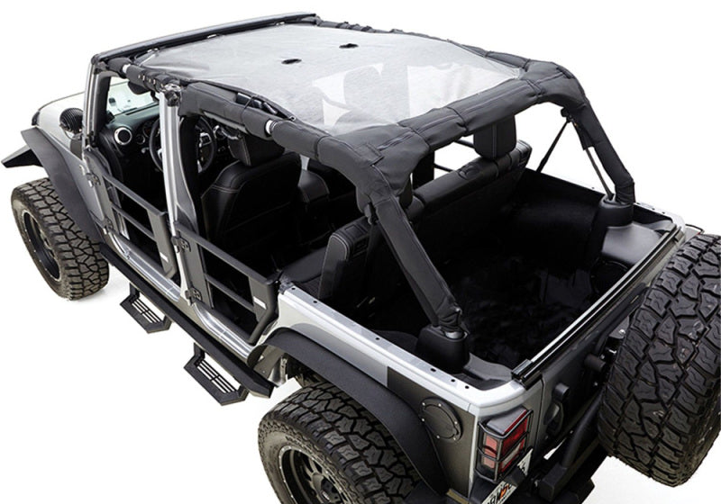 Rampage 2007-2018 Jeep Wrangler(JK) Unlimited California Extended Brief - Black - eliteracefab.com