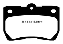 Load image into Gallery viewer, EBC 06-07 Lexus GS300 3.0 Redstuff Rear Brake Pads - eliteracefab.com