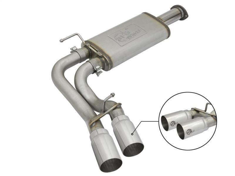 aFe Rebel Exhausts Cat-Back SS w/Polished Tip 16 Toyota Tacoma V6-3.5L aFe