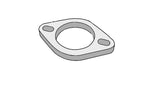 Vibrant 2-Bolt T304 SS Exhaust Flanges (2.5in I.D.) - 5 Flange Bulk Pack