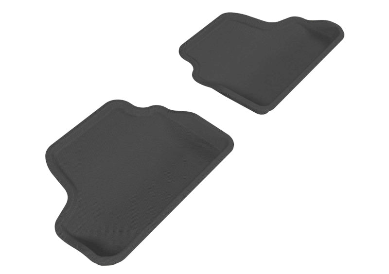 3D MAXpider L1BM02421509 2007-2013 BMW 3 Series E93 Kagu 2nd Row Floormats - Black