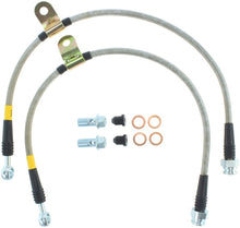 Load image into Gallery viewer, STOPTECH 10 HYUNDAI GENESIS FRONT STAINLESS STEEL BRAKE LINES, 950.51001 - eliteracefab.com