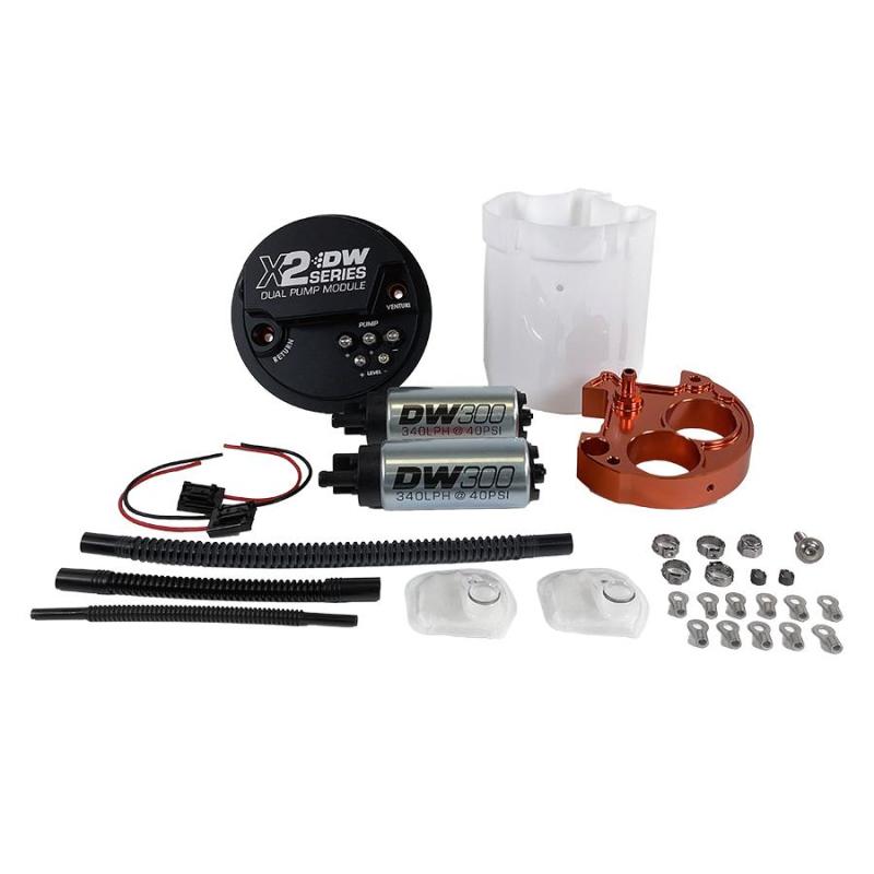 DeatschWerks 08-21 Subaru WRX/STI X2 Series Fuel Pump Module w/ Dual DW300 Pumps - eliteracefab.com