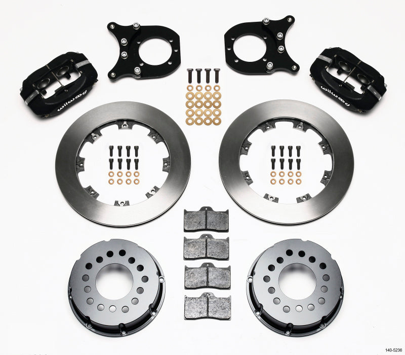 Wilwood Forged Dynalite P/S Rear Kit Chev 12 Bolt w/Clip Eliminator Wilwood