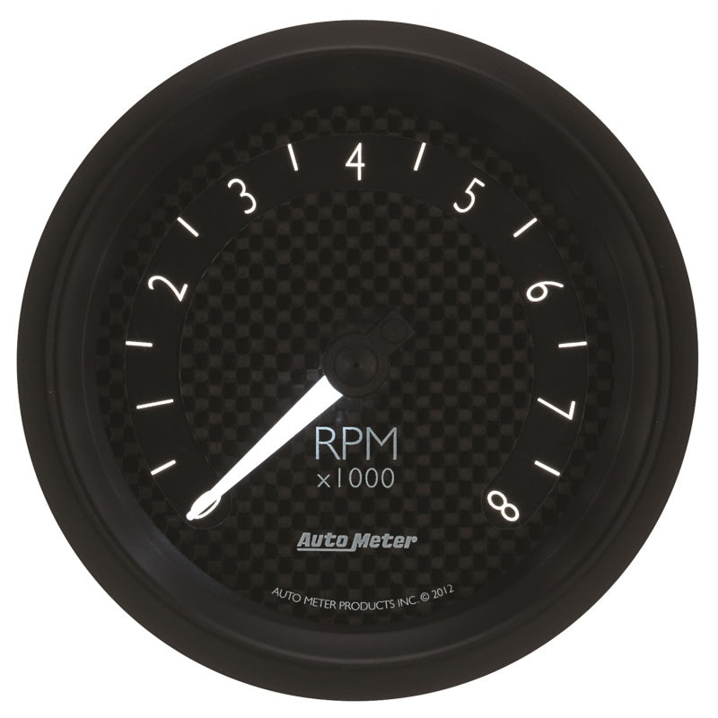 Autometer GT Series 3-3/8in In Dash 8K RPM Tachometer 8097