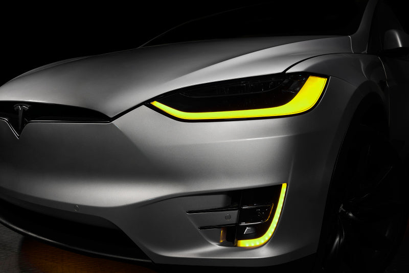 ORACLE Lighting 16-21 Tesla Model X Dynamic ColorSHIFT Headlight & Fog Light DRL Upgrade Kit - eliteracefab.com