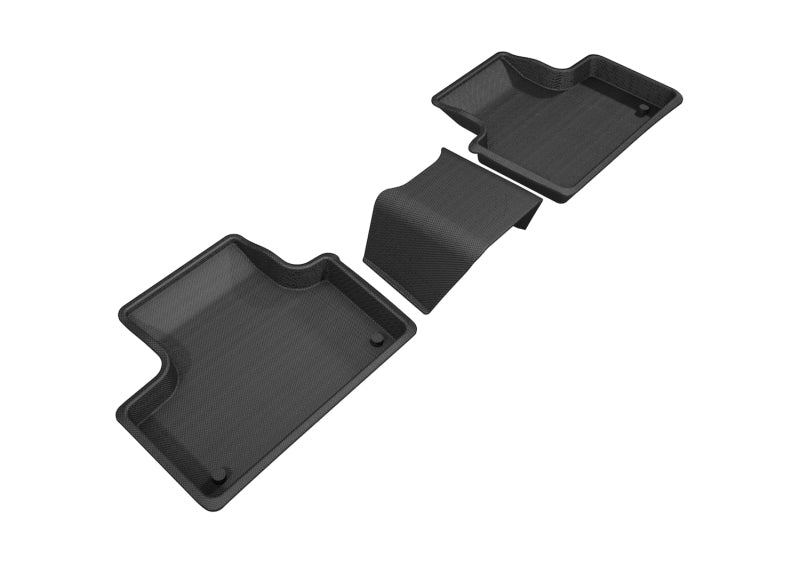 3D MAXpider L1VV02521509 2018-2020 Volvo XC60 Kagu 2nd Row Floormats - Black