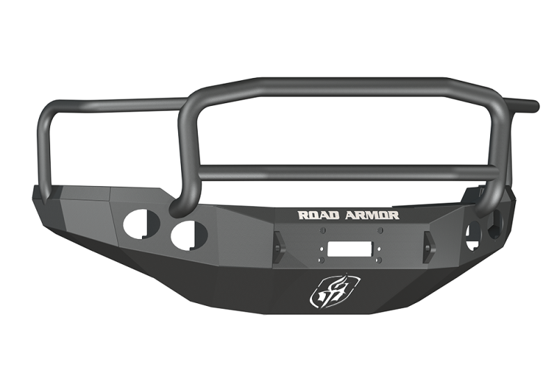 Road Armor 11-14 Chevy 2500 Stealth Front Winch Bumper w/Lonestar Guard - Tex Blk Road Armor