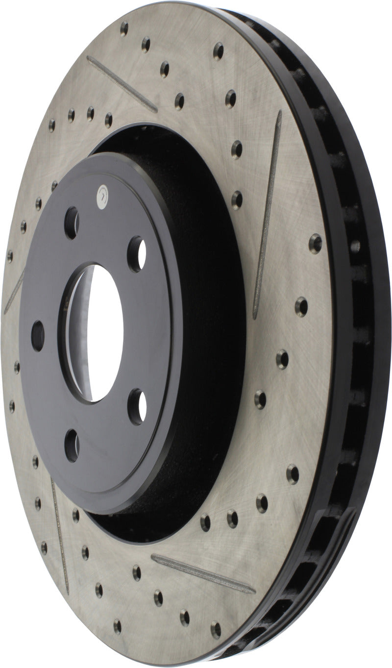 StopTech 11-12 Dodge Durango Sport Drilled & Slotted Front Passenger-Side Brake Rotor Stoptech