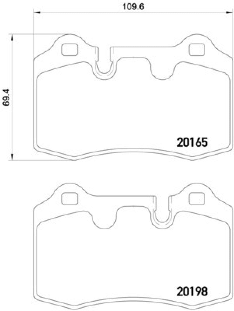 Hella 05-14 Aston Martin DB9 Rear Brake Pad Set Hella
