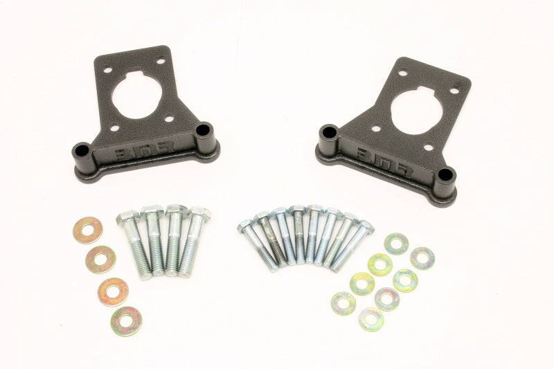 BMR 93-02 F-Body Front C5 Brake Conversion Caliper Bracket - Black Hammertone BMR Suspension