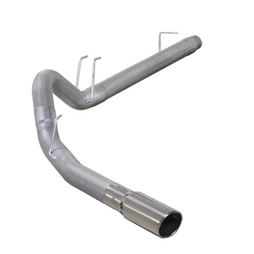 DIAMOND EYE 4" ALUMINIZED DPF BACK EXHAUST 08-10 6.4L FORD POWERSTROKE K4360A - eliteracefab.com