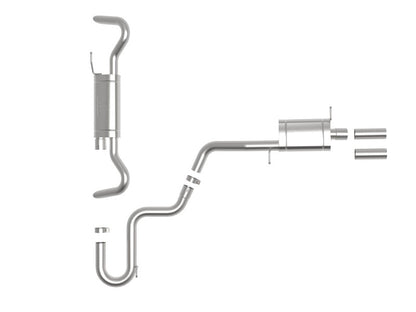 aFe 20-24 VW Atlas Cross Sport L4 2.0L/V6 3.6L MACH Force-Xp SS Hi-Tuck Cat-Back Exhaust aFe
