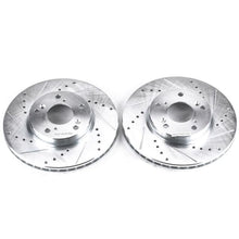 Load image into Gallery viewer, Power Stop 14-15 Acura ILX Front Evolution Drilled &amp; Slotted Rotors - Pair - eliteracefab.com