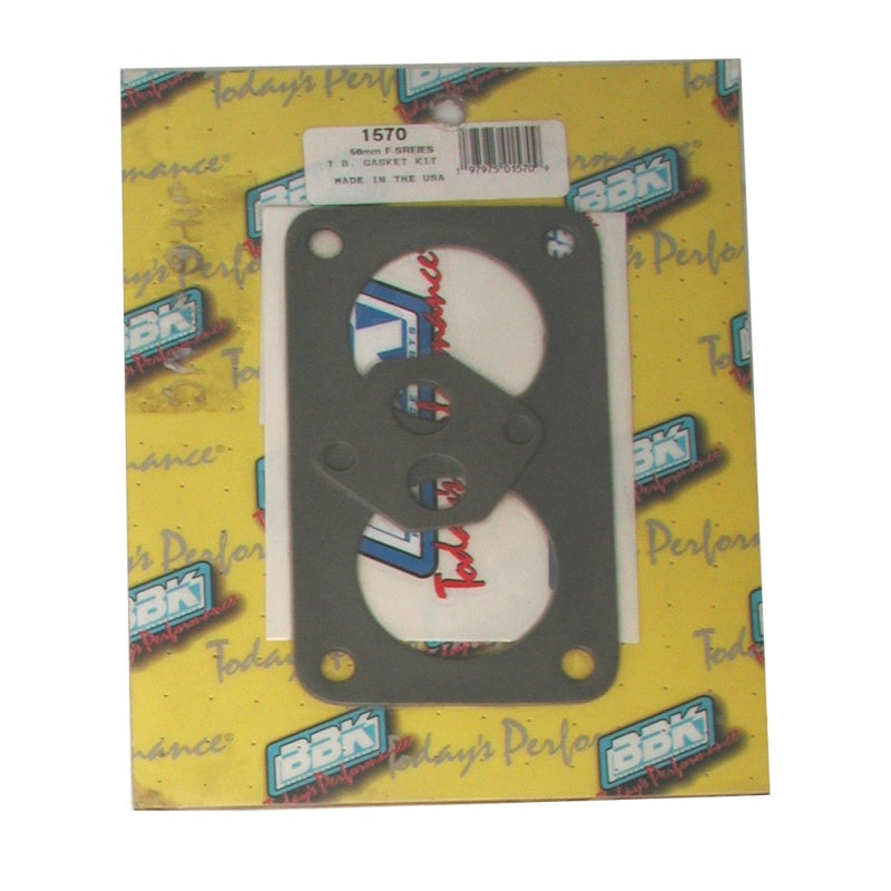 BBK 87-96 Ford F Series Truck Twin 56mm Throttle Body Gasket Kit 1570