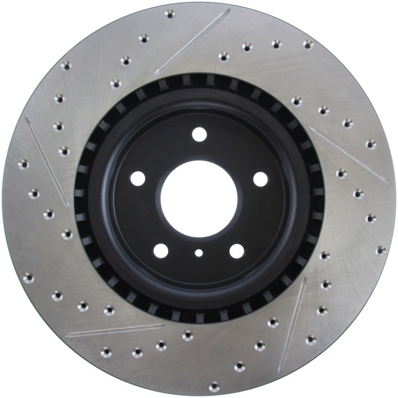 StopTech Slotted & Drilled Sport Brake Rotor - eliteracefab.com