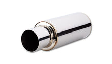 Load image into Gallery viewer, Vibrant TPV Round Muffler (23in Long) with 4in Round Tip Straight Cut - 2.5in inlet I.D. - eliteracefab.com