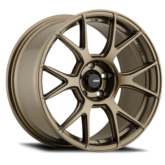 Konig Ampliform 18x9.5A 5x114.3 ET35 Gloss Bronze - eliteracefab.com