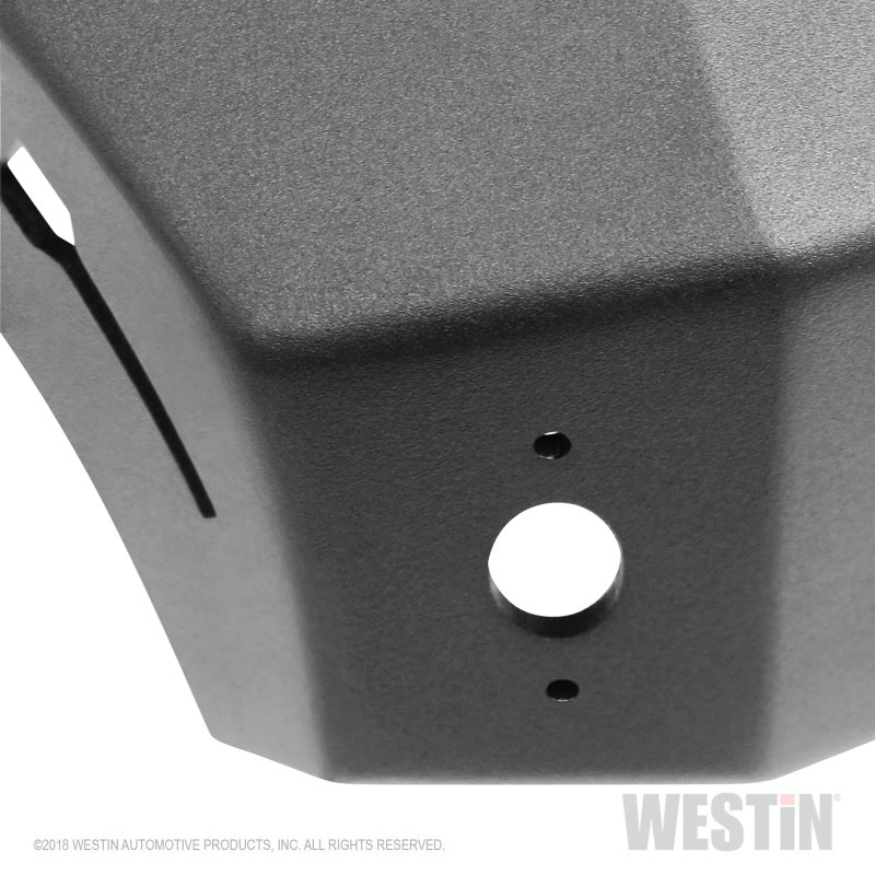 Westin 18-22 Jeep Wrangler JL / 20-22 Gladiator WJ2 Stubby Front Bumper w/Bull Bar - Tex. Blk Westin