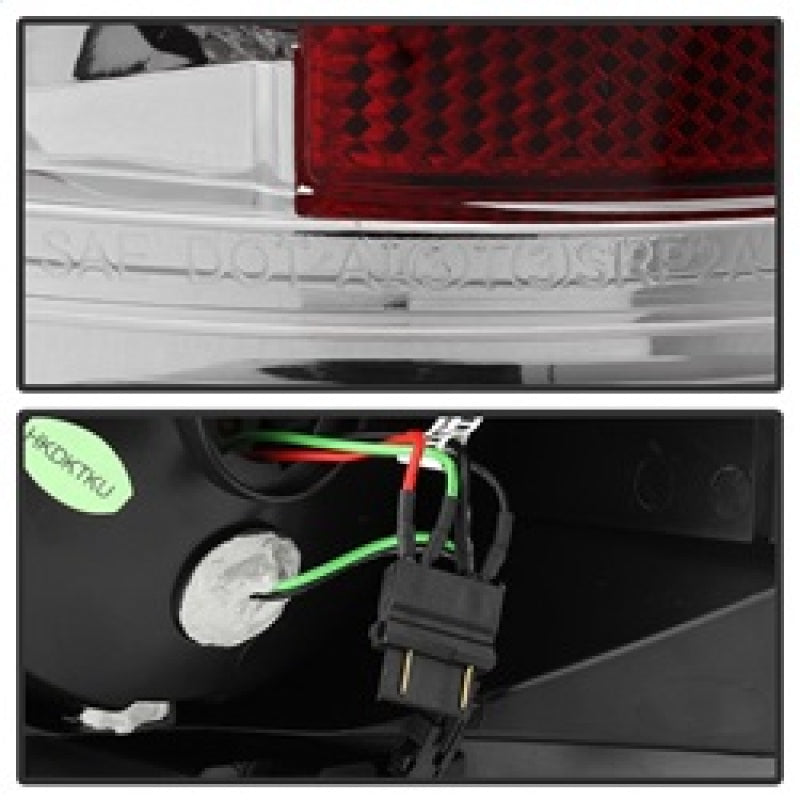 Spyder Toyota Tundra 07-13 LED Tail lights Chrome ALT-YD-TTU07-LED-C - eliteracefab.com