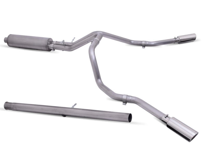 Gibson 19-22 GMC Sierra 1500 Denali 5.3L 3in/2.5in Cat-Back Dual Extreme Exhaust - Stainless Gibson