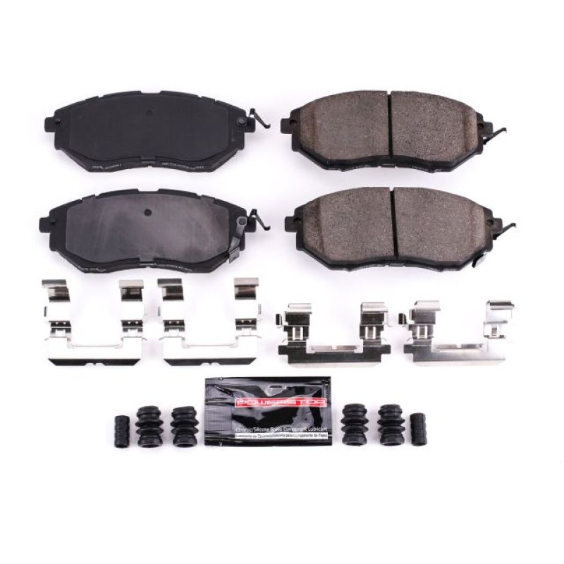 Power Stop 06-07 Subaru B9 Tribeca Front Z23 Evolution Sport Brake Pads w/Hardware - eliteracefab.com