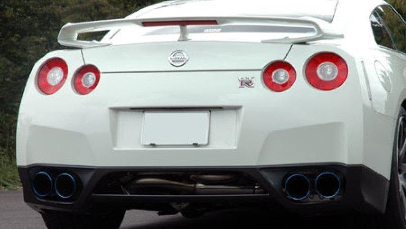 HKS Legamax Premium Exhaust Titanium Tip Flux Welds Nissan Skyline R35 GT-R R35 2009-2021 - eliteracefab.com