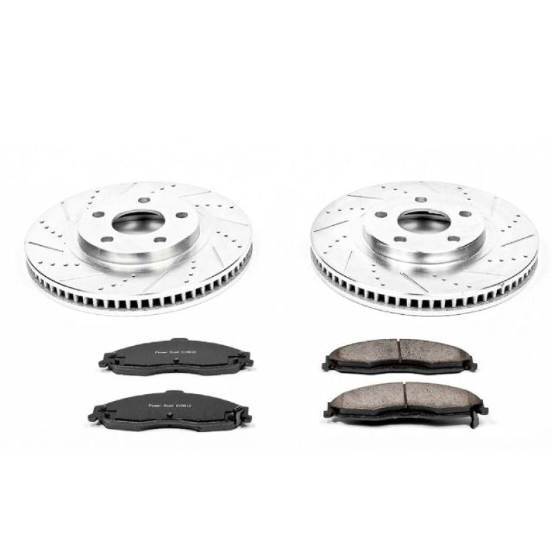 Power Stop 98-02 Chevrolet Camaro Front Z23 Evolution Sport Brake Kit - eliteracefab.com