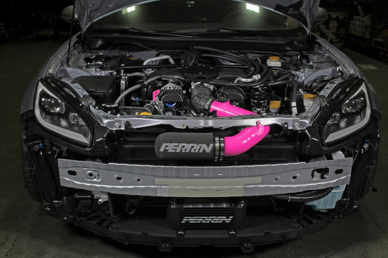 Perrin 22-23 Subaru BRZ/GR86 Cold Air Intake - Hyper Pink Perrin Performance