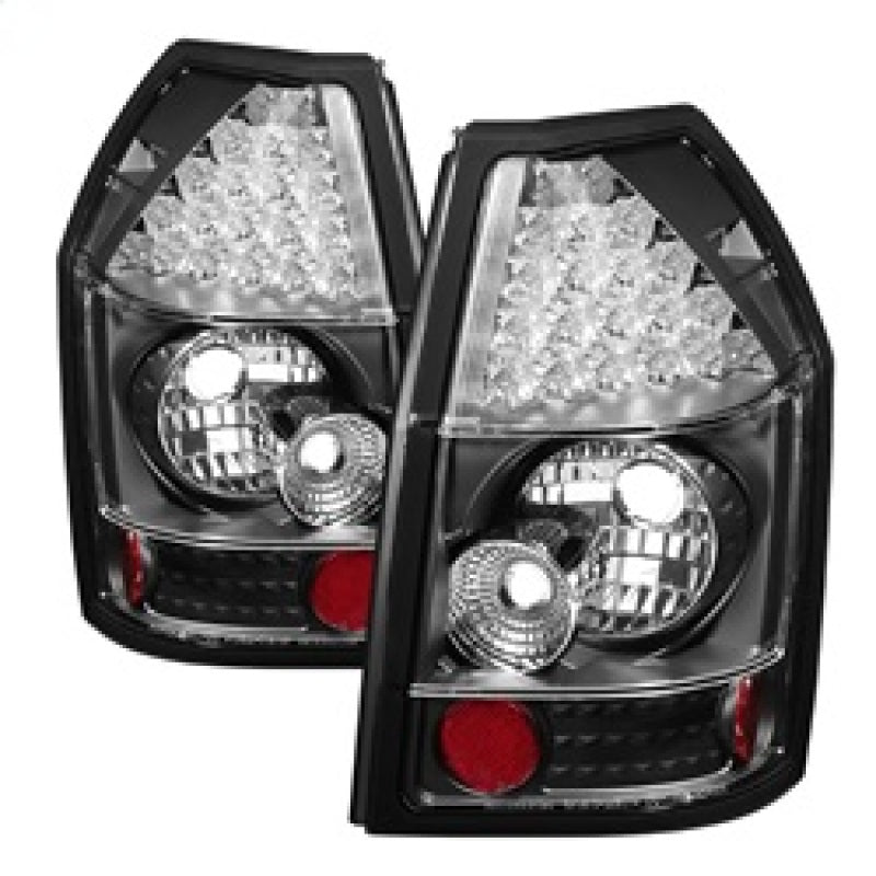 Spyder Dodge Magnum 05-08 LED Tail Lights Black ALT-YD-DMAG05-LED-BK - eliteracefab.com