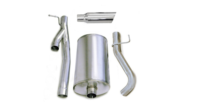 Corsa/dB 03-06 Chevrolet Silverado Ext. Cab/Short Bed 2500 6.0L V8 Polished Sport Cat-Back Exhaust - eliteracefab.com