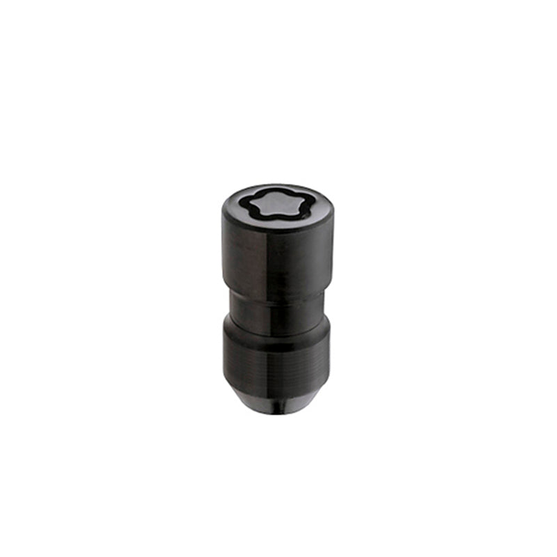 McGard Wheel Lock Nut Set - 4pk. (Cone Seat) M14X1.5 / 21mm & 22mm Dual Hex / 1.639in. L - Black - eliteracefab.com