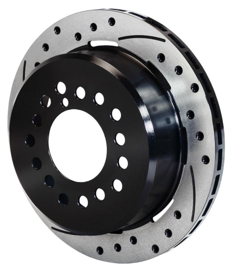 Wilwood Rotor-1.91in Offset-SRP-BLK-Drill-LH 12.19 x .810 - 5 Lug - eliteracefab.com